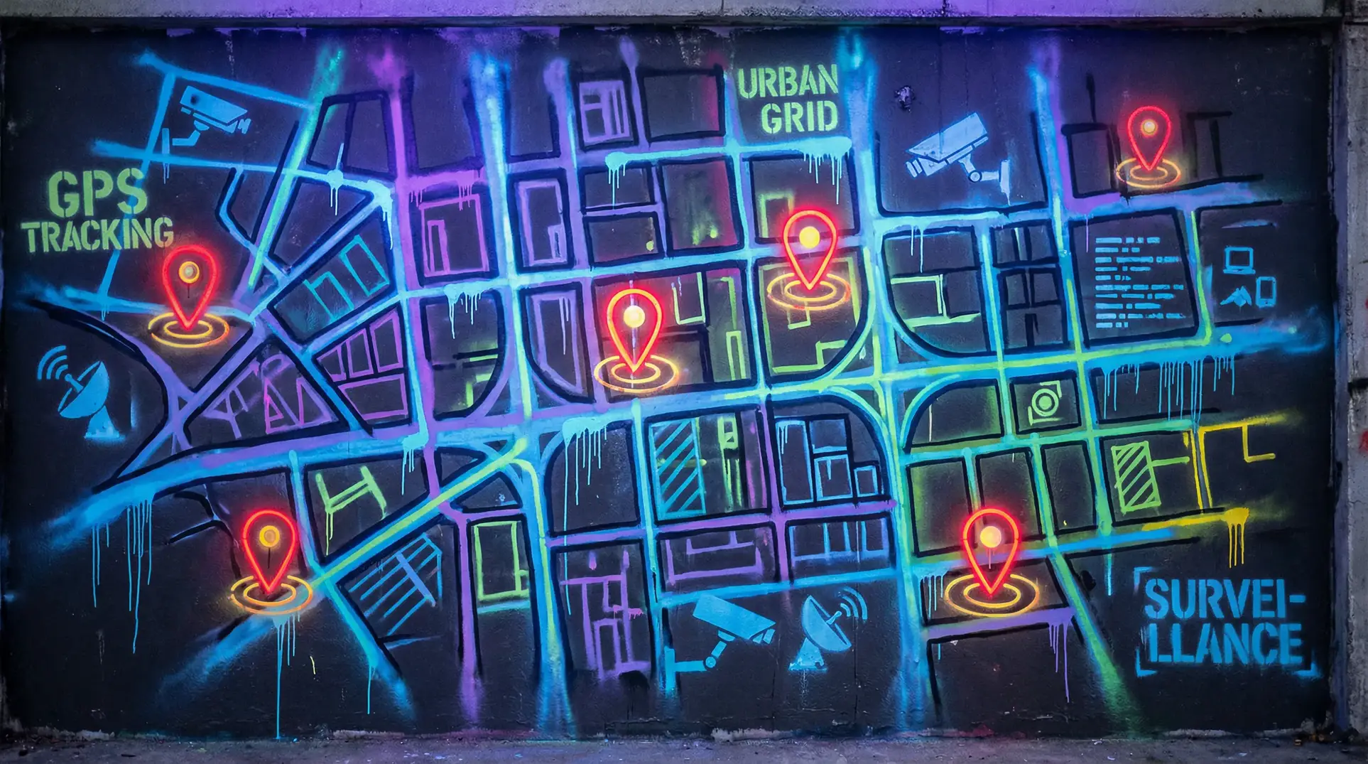 蜜柚在线观看免费版高清 狗仔追踪地图 - 城市涂鸦风格